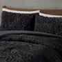 Madison Park Blair Ruched Fur Down Alternative Comforter Set