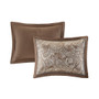 Madison Park Aubrey Blue/Brown 6 Piece Duvet Cover Set