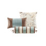 Madison Park Aubrey Blue/Brown 6 Piece Duvet Cover Set