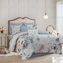Madison Park Cassandra 8 Piece Cotton Printed Comforter Set