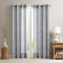 Madison Park Averil Grommet Top Sheer Bird on Branches Burnout Window Curtain