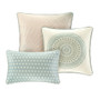Madison Park Baxter Seafoam/Sage 7 Piece Jaquard Comforter Set
