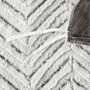 Madison Park Adelyn Ivory Back Print Brushed Fur Duvet Cover Set