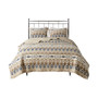 Woolrich Montana Tan Printed Cotton Oversized Quilt Mini Set