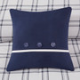 Madison Park Essentials Patrick Navy 8 pcs Comforter Set with Bed Sheets