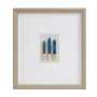 Madison Park Blue Natural Agate Double Mat Shadow Box Wall Decor