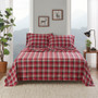 Woolrich Flannel Red Plaid Sheet Set