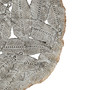 Madison Park Rossi Blue Textured Feather 3-pcs Metal Disc Wall Decor Set