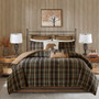 Woolrich Hadley Plaid Multi Oversized Cozy Spun Comforter Set