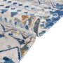Madison Park Hannah Blue/Cream Moroccan Global Woven Area Rug