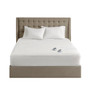 Serta Waterproof White Heated Mattress Pad