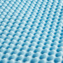 Sleep Philosophy 1.5" Gel Memory Foam Blue All Season Reversible Hypoallergenic 1.5" Cooling Mattress Topper