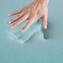 Sleep Philosophy 2" Gel Memory Foam with 3M Cover White Mattress Topper