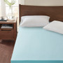 Sleep Philosophy 2" Gel Memory Foam with Cooling Cover White All Season Reversible Hypoallergenic Cooling Mattress Topper
