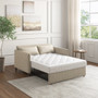 Sleep Philosophy Holden White Waterproof Sofa Bed Mattress Pad