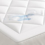Sleep Philosophy Holden White Waterproof Sofa Bed Mattress Pad