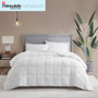 Sleep Philosophy Level 2: Warmer White Cotton Down Alternative Featherless Comforter