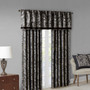 Madison Park Aubrey Black Jacquard Window Valance