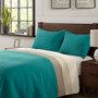 Hampton Hill Velvet Touch Linen 3 pcs Luxurious Oversized Quilt Set