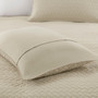 Hampton Hill Velvet Touch Linen 3 pcs Luxurious Oversized Quilt Set