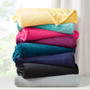 Intelligent Design Microlight Plush Aqua Oversized Blanket