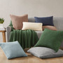 INK+IVY Bree Knit Brown Euro Pillow Cover