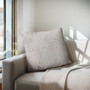 Chapel Hill Ava Dark Taupe Solid Square Pillow