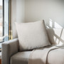 Chapel Hill Scarlett Dark Grey Solid Square Pillow