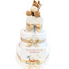 3 Tier Welcome To The World Baby Gift Nappy Cake Giraffe Safari 