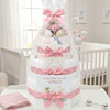 3 Tier Welcome To the World Nappy Cake Flopsy Bunny 