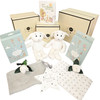 3 Tier Let The Adventure Begin Twin Baby Gift Hamper Box Set Organic bunny