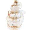 3 Tier Luxury Nappy Cake Baby Gift Giraffe