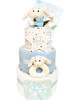 3 Tier Baby Boy Gift Nappy Cake Organic Bo Bunny