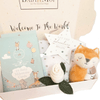 LITTLE MILESTONES NEW BABY GIFT BOX SLEEPY FOX