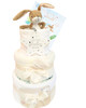 3 TIER Welcome To The World Guess How Much I Love You NAPPY CAKE (cream)