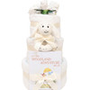 3 Tier New Born Baby Gift Nappy Cake Organic Boi Bunny
