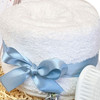 3 Tier Welcome To The World Organic Bunny Baby Boy Gift Nappy Cake