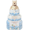 3 Tier Welcome To The World  Winnie The Pooh Boy Nappy Cake Gift Set