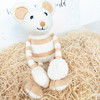 Little Cuddles New Baby Gift Little Mouse Nappy Cake Beige