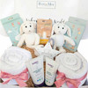 Bath Time Twin Girls Baby Gift Box Hamper