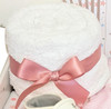 3 Tier Welcome To The World Nappy Cake Baby Girl Elephant 