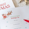 Baby's First Christmas Keepsake Book