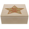 Personalised Christmas Large Wooden Keepsake Box