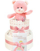 2 Tier Welcome Baby Girl Nappy Cake