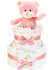 2 Tier Welcome Baby Girl Nappy Cake