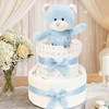 2 Tier welcome Baby Boy Nappy Cake