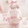 Pink Luxury Baby Girl Gift Nappy Cake Guess How Much I Love You