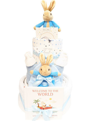 Baby Boy Nappy Cakes