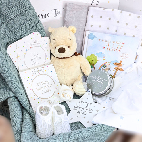 Welcome To The World New Baby Gift Hamper Winnie The Pooh