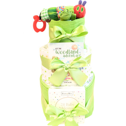 3 Tier Hungry Caterpillar Nappy Cake Hello Little One 3 Tier Hungry Caterpillar Nappy Cake Hello Little One